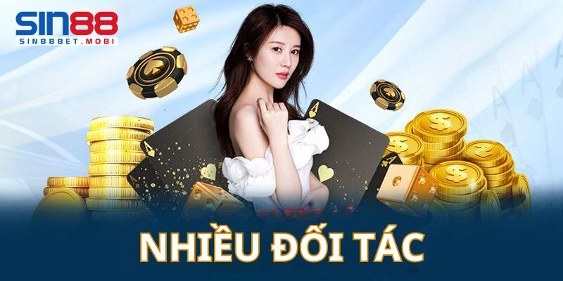 Sin88 sở hữu hàng loạt đối tác cung ứng uy tín trên thị trường